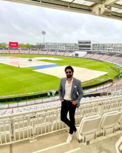 Aftab Shivdasani Instagram - A pleasure and an honour to support our country here. 
🇮🇳🏏🏆🙏🏼
 #wtc21 #vandematram #grateful
