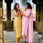 Amrutha Nair Instagram - My crazy ma😍😜 Attire @anika._.boutique #actorlife #sativiansmedia Thriparappe, Tamil Nadu