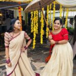 Amrutha Nair Instagram - ❤@reshma_s_nair_official Attire : @pradwana Pic @noobin_johny Thiruvananthapuram, Kerala, India