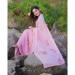 Amrutha Nair Instagram - 😍 Whatever your position, if you know how and when to speak and when to remain silent, your chances of success are proportionately increased❤ Saree @bobbysbellissimo Pic @colorpadam_photography Thiruvananthapuram, Kerala, India