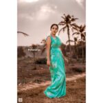 Amrutha Nair Instagram - She's a beautiful piece of broken pottery put back together by her own hands ..❤ 📸 @pandavasfilmfactory Saree @alankaar_be_your_own_label MUA @_bloom_bridal_studio_ Accessories @storybox.jewels Trivandrum, India