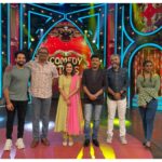Amrutha Nair Instagram - Comedy Star's 😍 @lal_director @kkmenonz @noobin_johny 👗 @fa_sh_hut Puliyarakonam