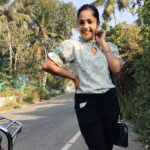Amrutha Nair Instagram - ❤ Be happy and smile ❤ Top @shopine4u Thiruvananthapuram, Kerala, India
