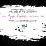 Arjun Kapoor Instagram - Whilst we are battling with the pandemic, we must also not forget to be humane to the animals that need our help. I am supporting the efforts of @worldforallanimaladoptions, which is providing food and water to stray animals during this lockdown and I’m putting up for sale some pieces from my closet in an online fundraiser. The sale proceeds will entirely go to them. @SaltScout Big thanks to our partners are helping make this possible: @customizing_creativity @theshoelaundry1