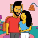 Arjun Kapoor Instagram - She's the Lisa to my Bart, and I’m sure she thinks I’m just as annoying as Bart 🤦🏽‍♂️😜 The resemblance is uncanny though... @anshulakapoor & I do agree on one thing, The Simpsons just keeps getting better !!! Can't wait to binge watch the new season... @disneyplushotstarpremium #TheSimpsonsAreHere
