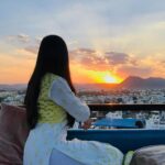 Arushi Sharma Instagram - Be gentle, compassionate and sensitive towards the environment. It can't be taken for granted. The entire ecosystem needs our attention and love. #worldenvironmentday #sunset #nature