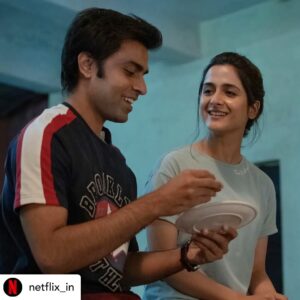 Arushi Sharma Instagram - Some beautiful bts photos 🤍💛🤍 @netflix_in