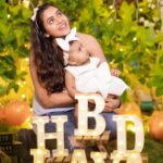 Chaitra Reddy Instagram - 17•11•2022 🤍LAYA RAAGA🤍 Happy birthday my cute little angel 🤍 May god bless you with all the happiness u deserve my baby 🤍 Raag’s costume : @maayol_designer Photography: @dhanush__photography Decor : @shrirastueventplanners