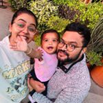 Chaitra Reddy Instagram - Day - 1 We started our journey from Bangalore to Dubai , it was our first international trip together , and we all were excited as it was raaga’s first flight 😍 We had a short flight for 3.15 mins 😍 and we were in Dubai 😍 Well I got many DM’s about @rakeshsnarayan since he was held up with his work he couldn’t make it up for the trip with us 💫
