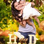 Chaitra Reddy Instagram - 17•11•2022 🤍LAYA RAAGA🤍 Happy birthday my cute little angel 🤍 May god bless you with all the happiness u deserve my baby 🤍 Raag’s costume : @maayol_designer Photography: @dhanush__photography Decor : @shrirastueventplanners