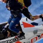 Chaitra Reddy Instagram - And that was my dream to fall off a flying flight 😻 One in my bucket list 😍 a small glimpse of my dive from the sky ❤️ My best experience so far 😍💫 Thank you to my instructor @project_cutaway who made me feel super comfortable before my dive and thanks to @mike.cadd for capturing it beautifully 🥳 Full video I’ll be uploading on my YouTube channel tomorrow https://youtube.com/@chaitrareddyofficial Stay tuned 💫