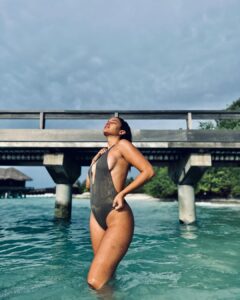Elena Roxana Maria Fernandes Instagram - Always a poser! ❤️
.
.
.
👙 @aerin_swim 
@sheratonmaldives 

#always #poser #sun #sheratonmaldives #summervibes #summer #swim #swimsuit #leisure #travel #traveldiaries #shoot #maldives #visitmaldives #hotbod #hotness #slay #sexy #bodypositivity #natural #body #skin #island #heat #sea #ootd #outfitoftheday