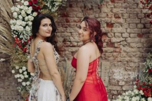 Fatima Sana Shaikh Instagram - What a mad afternoon that was!!! 
So happy to see guys celebrate Your love and the was so infectious… 
My heart was swelling with love and affection for both of you. 

I am glad I could be a part of it.

Pyaar pyaar pyaar 
@khan.ira 
@nupur_shikhare

📸 @etherealstudio.in