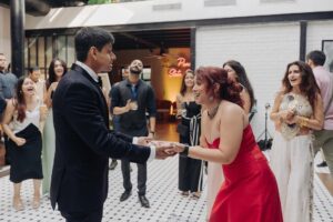 Fatima Sana Shaikh Instagram - What a mad afternoon that was!!! 
So happy to see guys celebrate Your love and the was so infectious… 
My heart was swelling with love and affection for both of you. 

I am glad I could be a part of it.

Pyaar pyaar pyaar 
@khan.ira 
@nupur_shikhare

📸 @etherealstudio.in