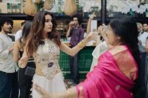 Fatima Sana Shaikh Instagram - What a mad afternoon that was!!! 
So happy to see guys celebrate Your love and the was so infectious… 
My heart was swelling with love and affection for both of you. 

I am glad I could be a part of it.

Pyaar pyaar pyaar 
@khan.ira 
@nupur_shikhare

📸 @etherealstudio.in