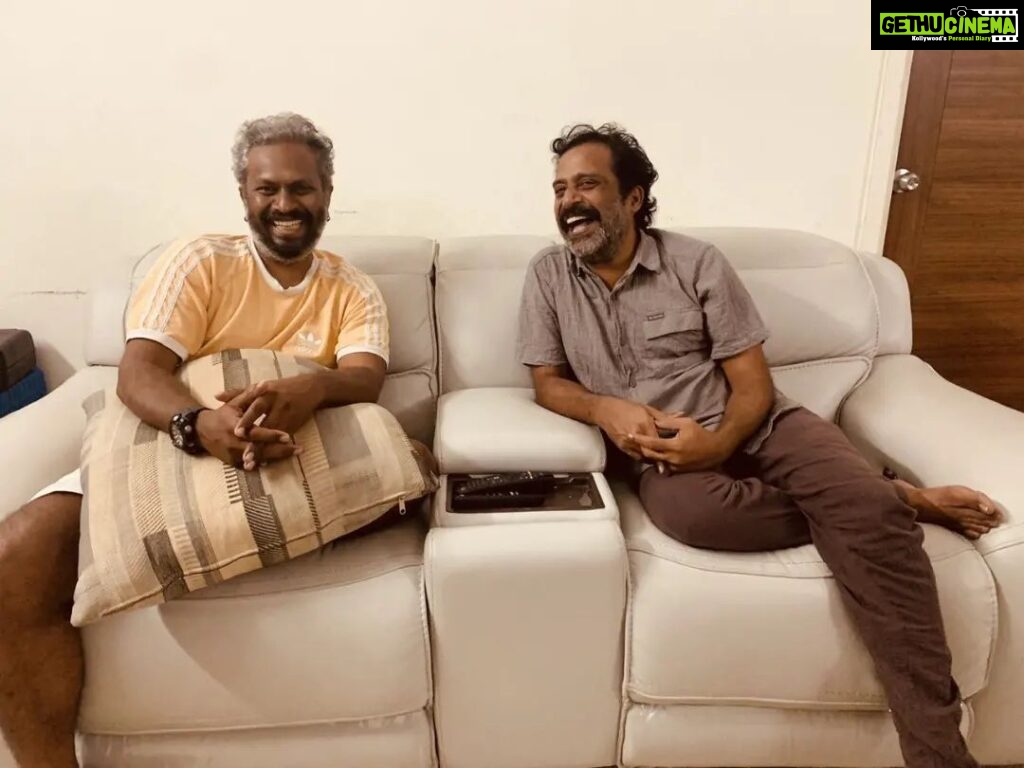 Guru Somasundaram Instagram - THE THIAGARAJAN KUMARARAJA Wish you a happiest birthday 💛 #director #happybirthday #belated #aaranyakaandam #superdeluxe