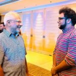 Haricharan Instagram - With the Iconic Film Maker #Maniratnam Sir Have always been a Mad Fan of yours. His Movies have also Churned such Great music for all of us over so many Decades. Can’t wait for PS2 sir!