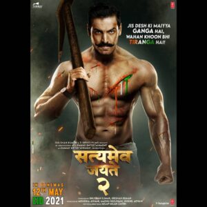 John Abraham Instagram - Jis desh ki maiyya Ganga hai, wahan khoon bhi Tiranga hai! #SatyamevaJayate2 in cinemas on 12th May, EID 2021. #SMJ2EID2021

@divyakhoslakumar @milapzaveri @onlyemmay @madhubhojwani @nikkhiladvani #BhushanKumar #KrishanKumar @tseriesfilms @tseries.official @emmayentertainment @dabbooratnani @houseofaweindia