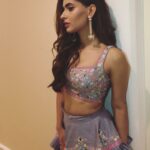 Karishma Sharma Instagram - Styled by - @simrankhera5 Assisted by- @zeenalpanchal_ Outfit- @@cheried_by_sherinadalamal Earring- @bblinggbymeghana Ring- @bellofox The Leela Palace Bengaluru