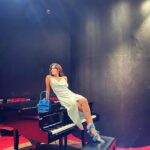 Karishma Sharma Instagram - When a devil tries her best to look angelic 🤩💙 👗 @etochs