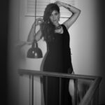 Karishma Sharma Instagram - 🖤🖤🖤 📸 : @aishwaryaa_nayak_photography MUA : @nisha.karna HA : @aqshataa.mani Location: @abode.bombay Styled By: @mallaikaa07 #styledbymallaikaa Asst by: @sincerely__styles Outfit: @labelmannatgupta Jewellery: @redstone.jewellery