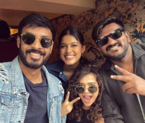 Leon James Instagram - All smiles with this firecracker of a team 💥
Thanks to everyone for the incredible response to the film and the music!
#oridevuda ❤️‍🔥 @ashwath_marimuthu @vishwaksens @mipalkarofficial @asha.bhat @dileshashafa