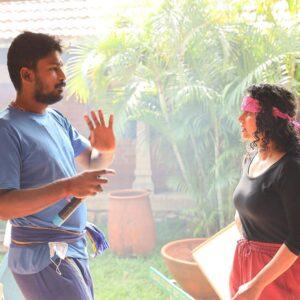 Namita Krishnamurthy Instagram - Vadivukkarasi from #GuluGulu - she showed me how to be fearless, whacky, and effortlessly vulnerable. I will always be grateful for all that she’s taught me. Thank you @mr.rathna for allowing me the honour of being Vadivu. Watch #GuluGulu in theatres today! 🤍

#gulugulu #newrelease #workingstills #namitakrishnamurthy #photodump