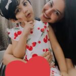 Neetha Ashok Instagram - Special thanks to @all_ok_official for this beautiful song ❤️❤️ And @dee_shereen for always running behind us to capture “US BEING US” 🤗🥰 @mamma.nia #Neechikki&Niastories