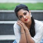 Neetha Ashok Instagram - Trusting the timing of my own life Tell me which song comes to your mind looking at this photograph 💙 An outfit I can picture wearing a million different ways. So classic, so retro & yet so modern. Team @moodarrest @nitinpatte @aritra.ghosal.moments Wearing - @arulaa_by_rashmianooprao Mua @alyna_makeovers