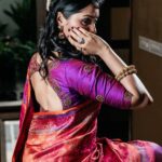Neetha Ashok Instagram - Another picture from shoot for @zari_couture back in 2017 ❤️ Thank you @prithamdenzildsouza for always bringing out the best in your splendid ways. Banarasi sarees are known for their gold n silver brocade or Zari, fine silk and magnificent embroidery. Exquisitely designed and intricately weaved, this is a must have for all you gorgeous ladies out there. Witness more of their collection at @zari_couture Saree & Jewellery - @zari_couture Photography- @prithamdenzildsouza MUA - @smithahegde28 & team Assisted by and creative inputs by @nandithaacharya , @preethamaloysius @dmedusa_prabhu @arjunjohndsouza and @vijeshrules ❤️ #traditional #faceofzari #brandambassador #photoshoot #mangalore #neethaashok