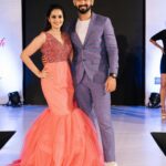 Neetha Ashok Instagram - F.A.C.E calendar launch by @in5nity_entertainment is really trying to make a difference in this much required area of childhood cancer, and it’s really an honour to walk the ramp for the very first time 😬 Big big thanks to @dharmith_rai and @prithamdenzildsouza for this opportunity ❤️ PC @rudresharora.photo Attire and look designed by @nishpanna_perfected_your_way @meghna.shetty MUA @pavanarodrigues Accessories @lolstudiops Fiza by Nexus