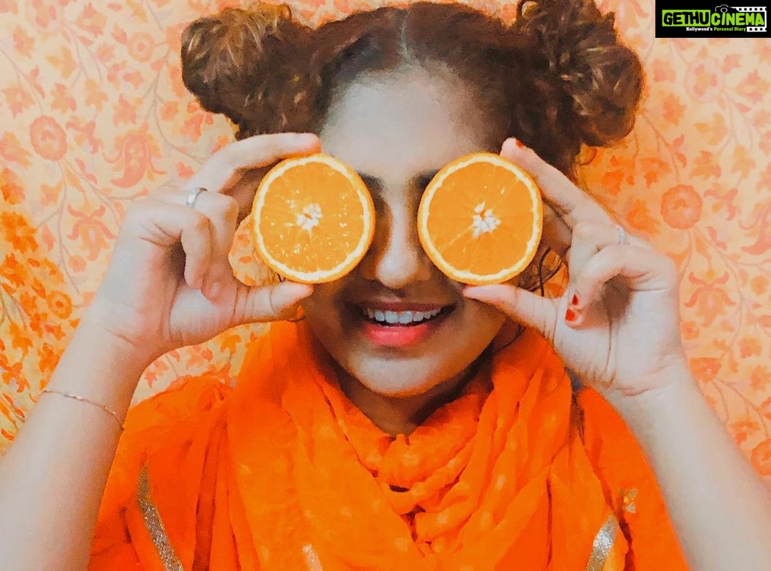 Noorin Shereef Instagram I Hate Oranges Until I Get To Know A Conclusion About It 🧡🧡🧡 I