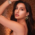 Nora Fatehi Instagram - U wish u cud turn back time? @michaelkors 📷 @tejasnerurkarr Hair @florianhurel Makeup @reshmaamerchant Styling @spacemuffin27
