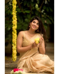 Pragya Nagra Instagram - Happy Vishu🌸

Costumes - @ivalinmabia
Stylist - @priyaregan_mb
Photography - @camerasenthil
Makeup - @jiyamakeupartistry
Hair - @rakmakeupartistry
Shoot organised by @rrajeshananda

#onam #kerala #onamcelebration #happyonam #keralagram #malayali #mallu #keralatourism #onamspecial #keralasaree #malayalam #keralafood #keralagodsowncountry #keralam #kochi #keralaattraction #keralaphotography #onamsaree #godsowncountry #onamfestival #saree #onamvibes #keralagram #onamission #onamcollection #onamsadhya #onamusically  #onamdresscode #traditional