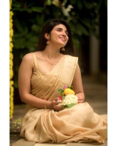 Pragya Nagra Instagram - Happy Vishu🌸

Costumes - @ivalinmabia
Stylist - @priyaregan_mb
Photography - @camerasenthil
Makeup - @jiyamakeupartistry
Hair - @rakmakeupartistry
Shoot organised by @rrajeshananda

#onam #kerala #onamcelebration #happyonam #keralagram #malayali #mallu #keralatourism #onamspecial #keralasaree #malayalam #keralafood #keralagodsowncountry #keralam #kochi #keralaattraction #keralaphotography #onamsaree #godsowncountry #onamfestival #saree #onamvibes #keralagram #onamission #onamcollection #onamsadhya #onamusically  #onamdresscode #traditional