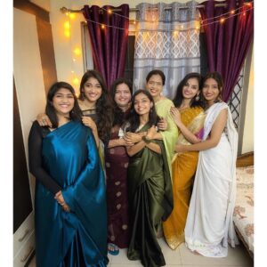 Priya Vadlamani Instagram - With the kind of year that just went , I hope this Diwali brings lots of happiness and love in all of your lives❤️ 
Oh it was such a happy Diwali 🐷 
#diwali2020 #family #positivevibes #happiness