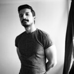 Priyanshu Painyuli Instagram - Gentle Giant. My brief given to me by @shivajisen for this look. Picture by : Shivaji Storm Sen @shivajisen HMU : @rahul.makeupandhair #blacknwhitephoto #picoftheday