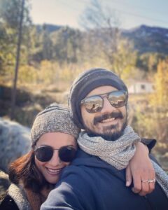 Priyanshu Painyuli Instagram - It’s 14th May and I Love this date cause Thank God She was born ❤️ We have grown together, travelled the world and will continue to do everything together. I wish all the world’s best thing happen to you and all your wishes come true and that you keep smiling always ❤️❤️ Love you always @vandanajoshi 🤗😘 Happy Birthday 🎂🤗❤️ yayyyy 🥳💃