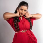 Roshna Ann Roy Instagram - Welcome to this beautiful morning ♥with a smile on your face.🥰 I hope you have a great time and day today. Wishing you a very good morning!😘😘 .. 📸 : @plan.b.actions @jibinartist Mua : @makeup_by_mariyaaa Studio :@maxxocreative @huwais.m Outfit : @western_lady_ Maxxo Creative