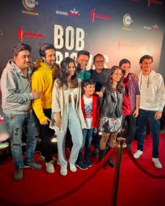 Samara Tijori Instagram - Nomoshkar🙏🏻 #bobbiswas is now yours ❤️ go ahead and shower some love! I can’t even begin to tell you how nervous I am 😋 do you see it?! 😂 
@zee5 @redchilliesent 

Grey Pants: @ona_label
Blazer: @hm

Styled by: @ashti.91
Assisted by: @palak_surana14