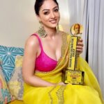 Sandeepa Dhar Instagram - Gratitude ❤️ #dadasahebphalkeaward @dpiff_official Promising to justify the most promising actor on OTT 🫰🏻