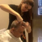 Shefali Jariwala Instagram – Behind my handsome father , there is a hairstyling daughter …♥️
.
.
.
#daddysgirl #fatherdaughter #quarantinelife #besafe #quarantinediaries #positivity #happy #instalike #daughterduties