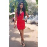 Sonali Raut Instagram - Nothing attracts attention like a red dress!!!💃💃💃💃💃💃💃💃💃💃💃💃💃💃💃💃💃 #shootmode #shootlife📷