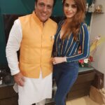 Sonali Raut Instagram - Thank you for being the wonderful host yesterday. No one, just no one can ever be you. A super star who is a perfect blend of best comedy & evergreen dancing skills. Warmest wishes for your birthday always @govinda_herono1