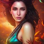 Sophie Choudry Instagram - Apparently I would make a good warrior princess & more . What do you think? 👑 😉 #aitrend #aiavatar #sophiechoudry #lensaai