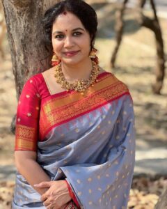 Sunitha Upadrashta Instagram - When your bestie captures your best look, it will be the best moment😍 Thank you @annapurnatalluri 🤗❤️