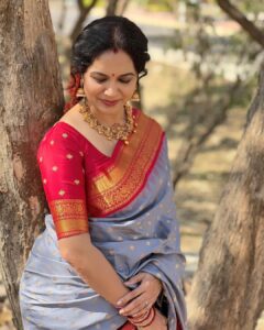 Sunitha Upadrashta Instagram - When your bestie captures your best look, it will be the best moment😍 Thank you @annapurnatalluri 🤗❤️