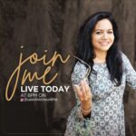 Sunitha Upadrashta Instagram - Let's chat for sometime today at 8pm. Live at 8pm.