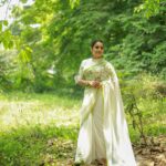 Surabhi Lakshmi Instagram - Reigning my love for the timeless classic! Photographer: @insta.aks Makeup: @amal_ajithkumar Costumes: @prakrithi_by_ramya . . . . . . . . . . . . #sareelove #keralaactress #sareedraping #ethnicwear #fashion #photoshoot #keralaphotogallery #model