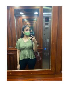 Surabhi Santosh Instagram - The new normal be like...
#throwback
